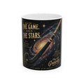 Hockey Stick Galaxy Mug – "Built for the Game, Guided by the Stars" Ceramic Coffee Cup (11oz/15oz)